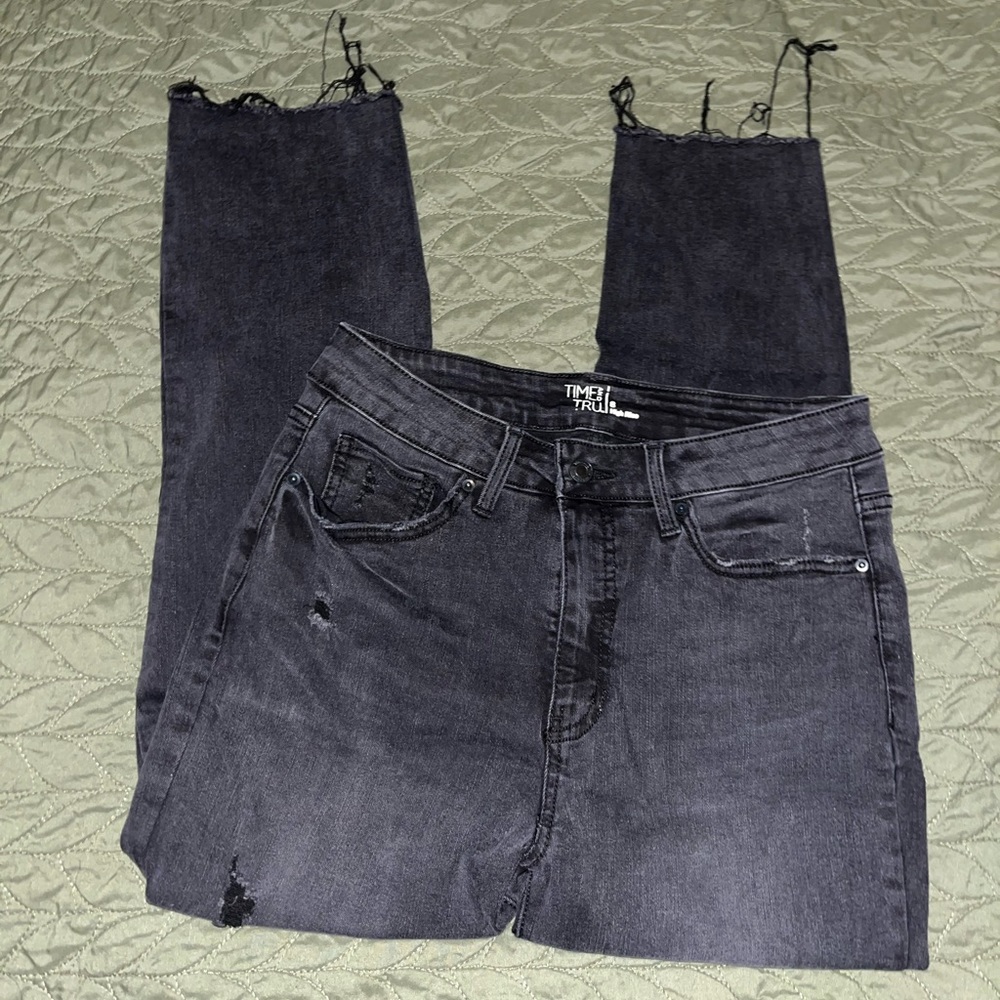 Time and Tru High Rise Black Jeans